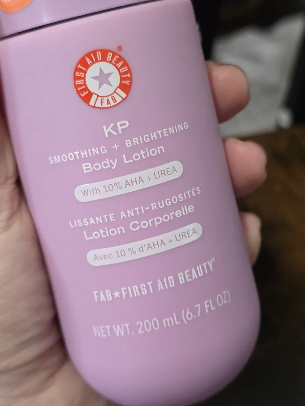 First Aid Beauty KP Smoothing + Brightening Body Lotion